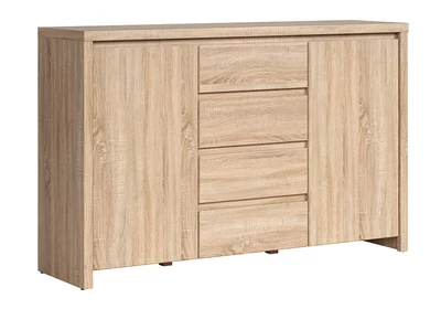 Kaspian komód 2 ajtós 4 fiókos