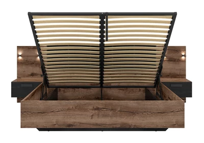 Kassel ágykeret 180x200 cm ágyneműtartós