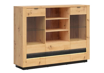 Ostia vitrin 2 ajtós 2 fiókos