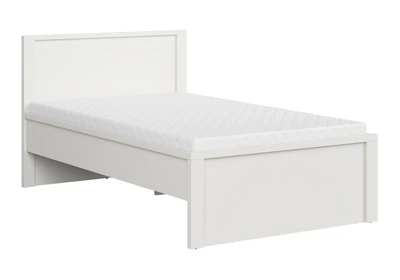 Kaspian ágykeret 160 cm támlás fehér
