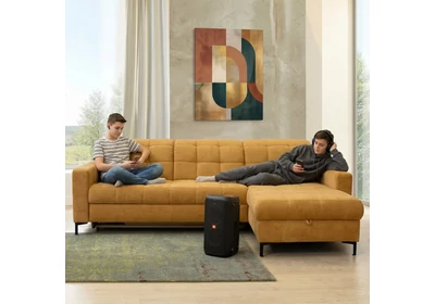 ADA 8341 kárpitos sarokgarnitúra lábtartós balos