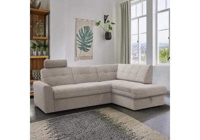 7334 ottomános sarokgarnitúra akciós szövettel balos