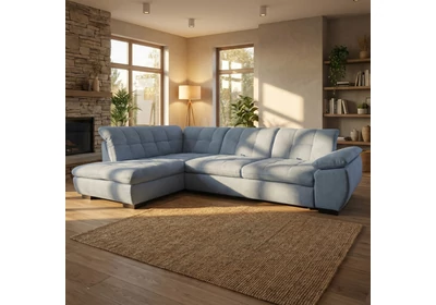 ADA 7529 kárpitos ottomános sarokgarnitúra jobbos