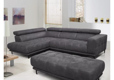 7536 ottomános sarokgarnitúra jobbos - motoros, USB