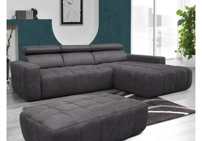 7549 kárpitos sarokgarnitúra lábtartós balos