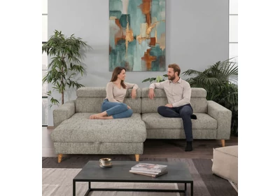 ADA 7557 lábtartós sarokgarnitúra