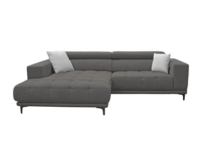 7536 sarokgarnitúra - motoros, USB - akciós szövettel