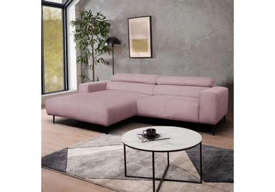 ADA 8898 széleslábtartós sarokgarnitúra ágyneműtartóval akciós szövettel jobbos