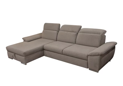 Panama kárpitos lábtartós sarokgarnitúra jobbos