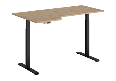 Space Office sarok íróasztal 160 cm, elektromos magasságállítással, balos Space Office sarok íróasztal 160 cm, elektromos magasságállítással, balos