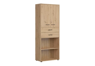 Space Office polc 80x200 cm, 2 ajtós, 2 fiókos, tervezhető Space Office polc 80x200 cm, 2 ajtós, 2 fiókos, tervezhető