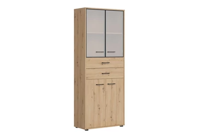 Space Office vitrin 80x200 cm, 4 ajtós (2 vitrines), 2 fiókos, tervezhető Space Office vitrin 80x200 cm, 4 ajtós (2 vitrines), 2 fiókos, tervezhető