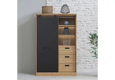 Kaszimiro szekrény 1 ajtós 3 fiókos