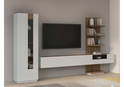 Lewisville fix nappali bútor LED-világítással