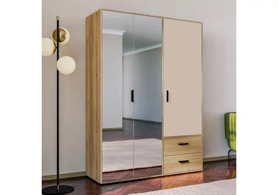 Mokkaro Nyílóajtós Gardróbszekrény