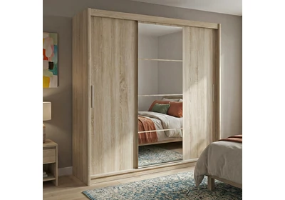 Mario tolóajtós gardróbszekrény sonoma