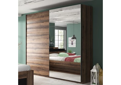 Beta tolóajtós gardróbszekrény 180 cm széles 22ZB1676