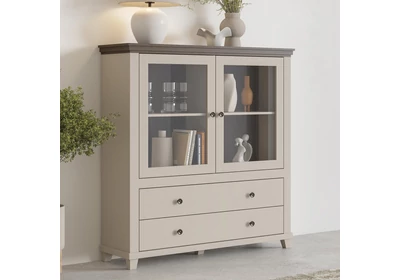 Evora komód 2 ajtós, 4 fiókos