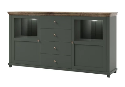 Evora komód 2 ajtós 4 fiókos