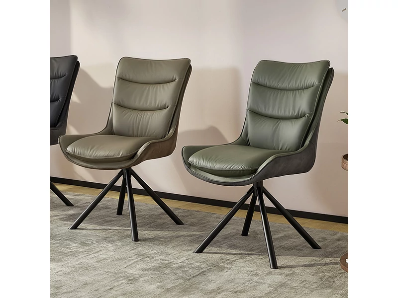 Maurice bőr forgó étkezőszék