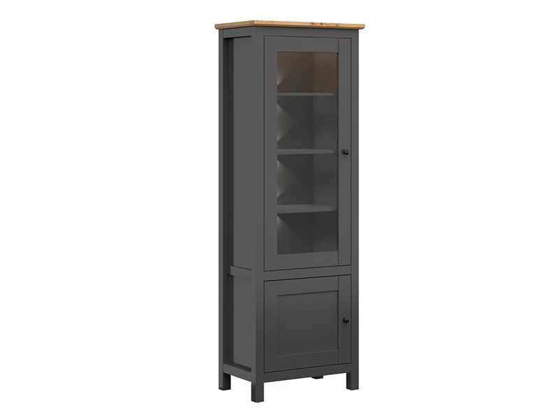 Hesen grafit vitrin 2 ajtós (1 vitrines)
