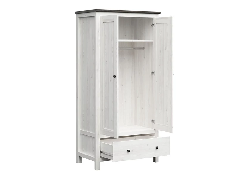 Hesen világos szekrény 2 ajtós 1 fiókos