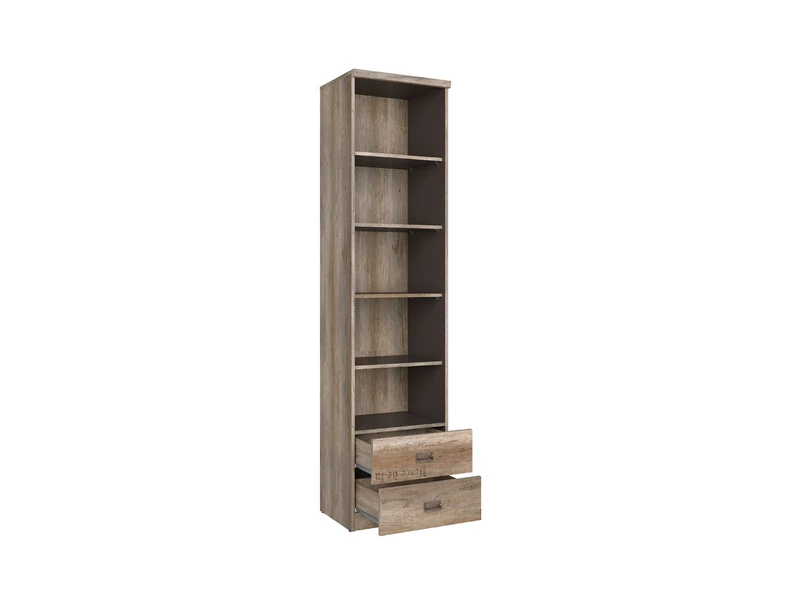 Malcolm könyvespolc 2 fiókos 50 cm