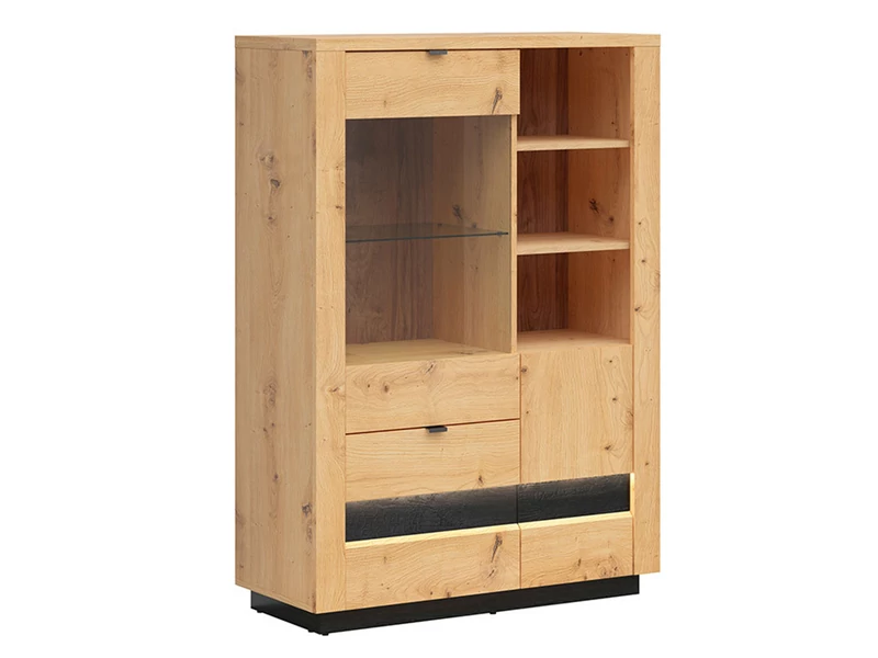 Ostia vitrin 2 ajtós (1 vitrines) 2 fiókos