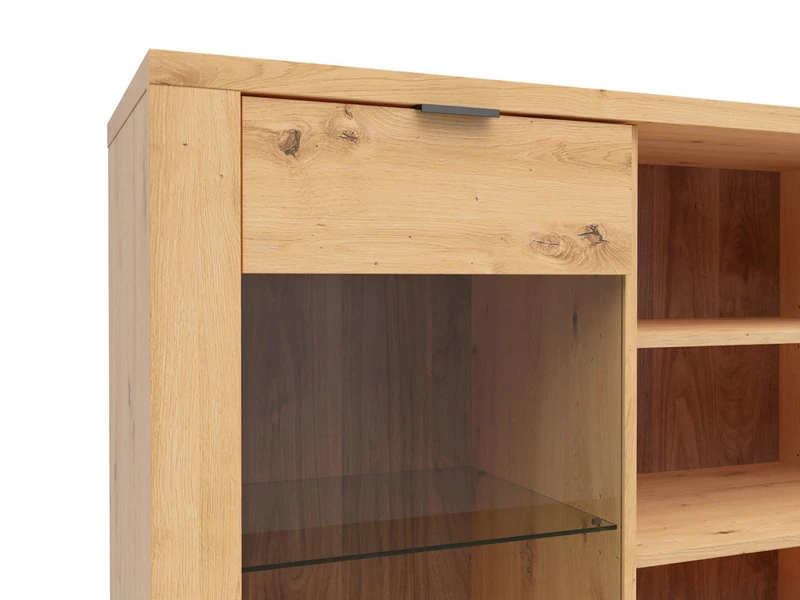 Ostia vitrin 2 ajtós (1 vitrines) 2 fiókos