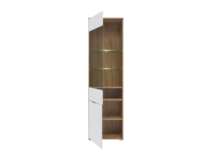 Zele vitrin 2 ajtós (1 vitrines) 56 cm