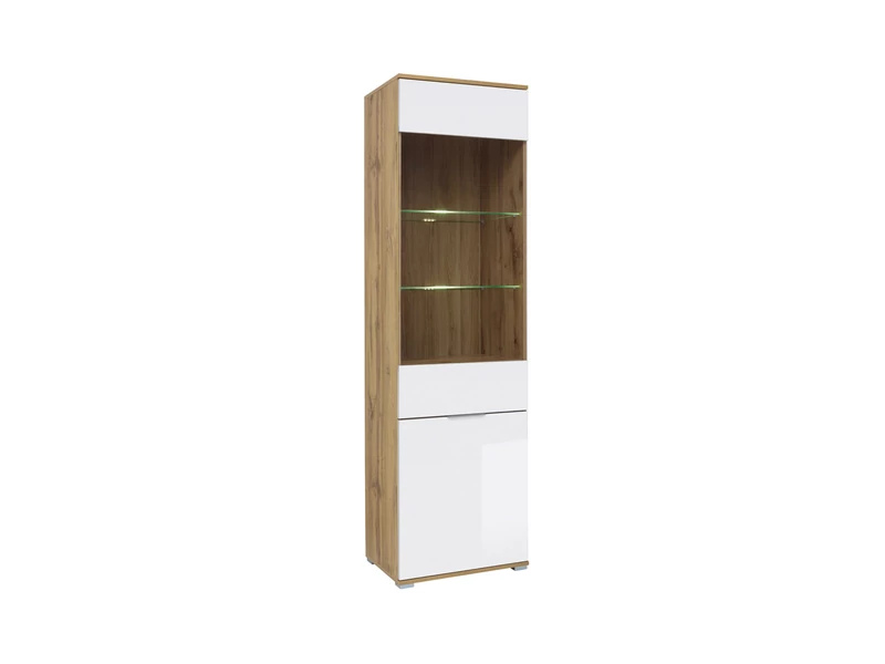 Zele vitrin 2 ajtós (1 vitrines) 56 cm