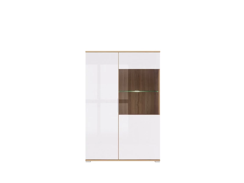 Zele vitrin 2 ajtós (1 vitrines) 90 cm