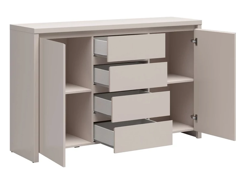 Kaspian komód 2 ajtós 4 fiókos