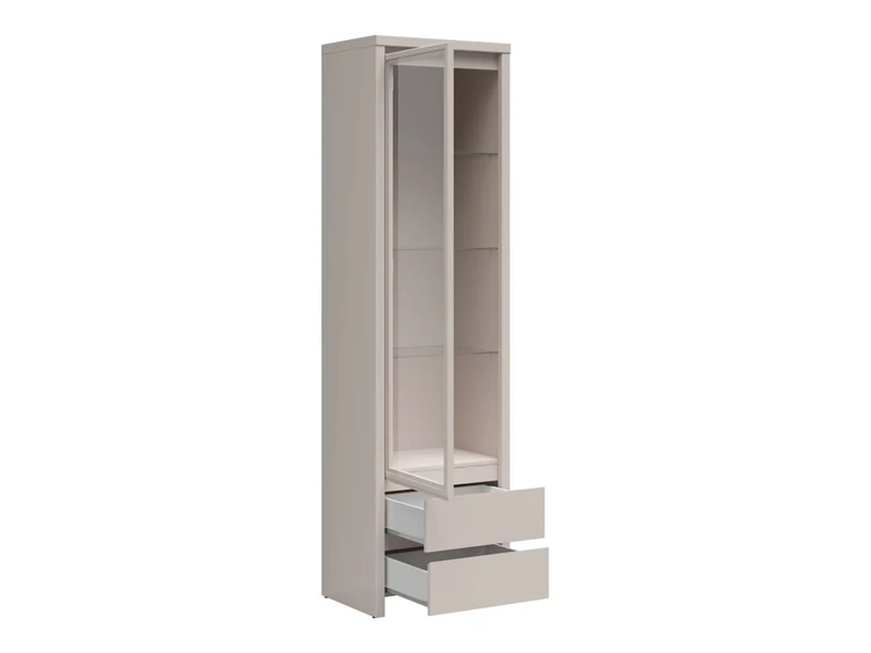 Kaspian keskeny vitrin 1 ajtós 2 fiókos