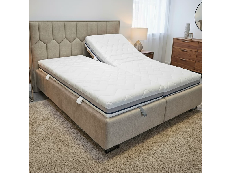 Korfu franciaágy keret ágyrácsal