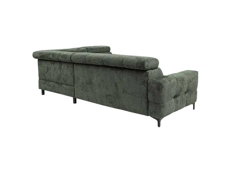 Leno ottomános sarokgarnitúra, ágyazható, ágyneműtartós jobbos