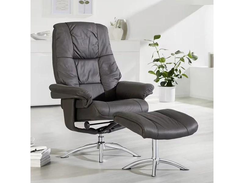 Lucie relax forgófotel lábtartóval