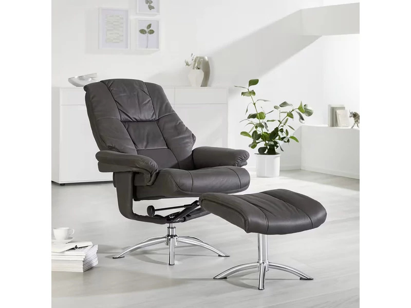 Lucie relax forgófotel lábtartóval