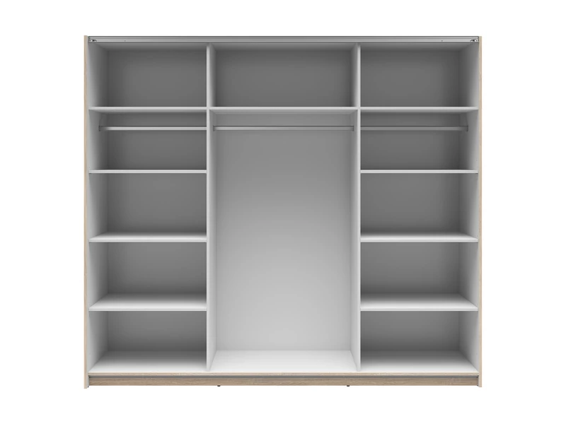 Tetrix tolóajtós gardróbszekrény 220 cm - bemutatódarab