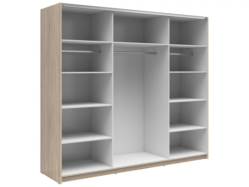 Tetrix tolóajtós gardróbszekrény 220 cm - bemutatódarab