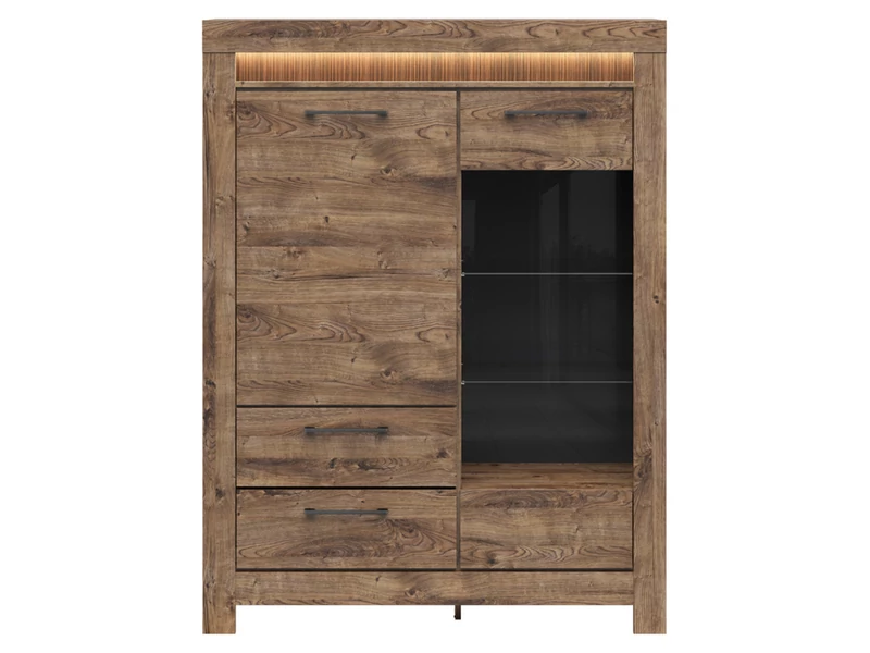 Torin vitrin 2 ajtós (1 vitrines) 2 fiókos