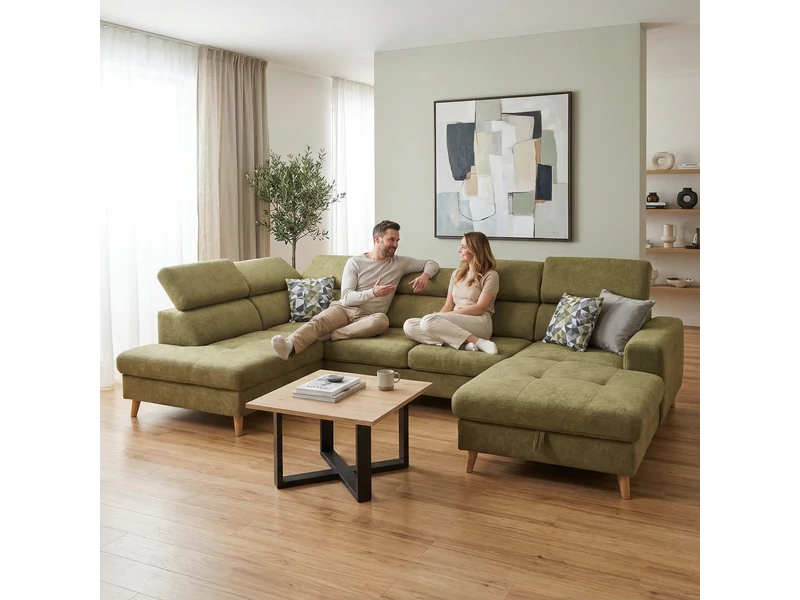 ADA 7557 U-alakú garnitúra