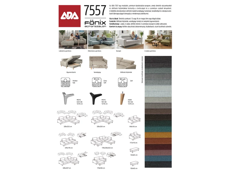 ADA 7557 kanapé széles