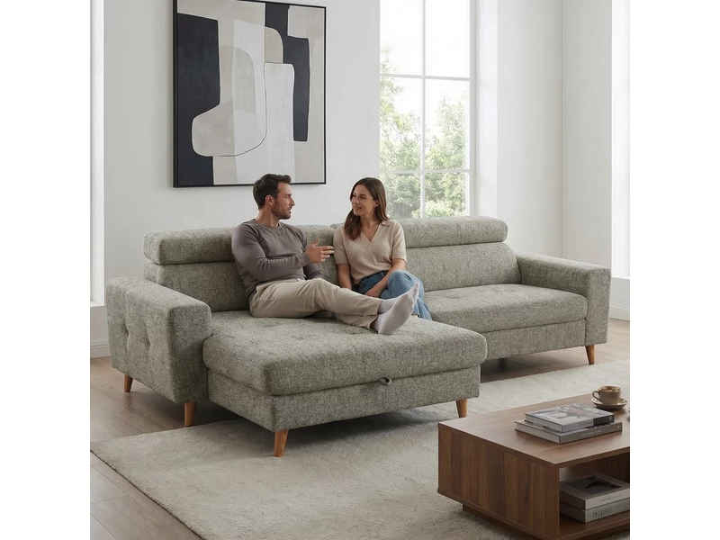 ADA 7557 lábtartós sarokgarnitúra