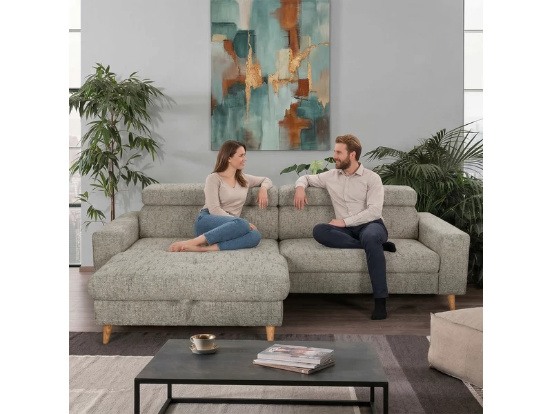 ADA 7557 lábtartós sarokgarnitúra