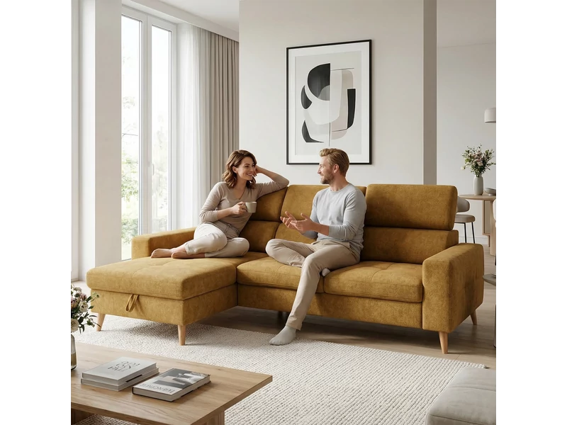 ADA 7557 lábtartós sarokgarnitúra