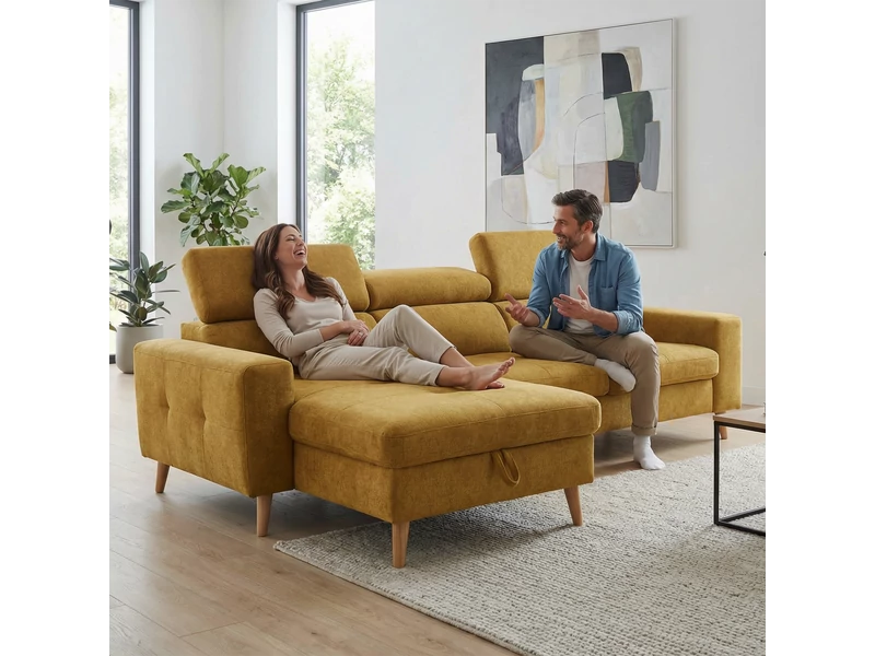 ADA 7557 lábtartós sarokgarnitúra