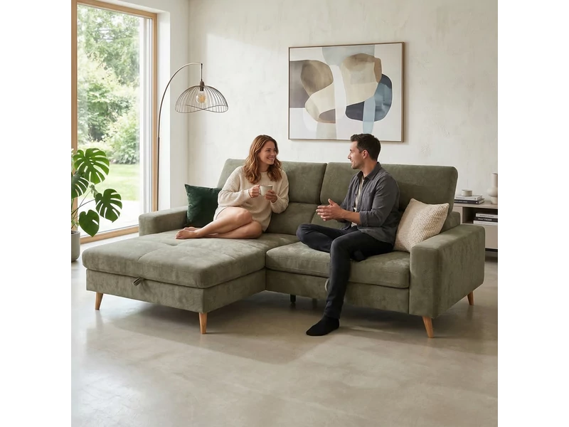 ADA 7557 lábtartós sarokgarnitúra