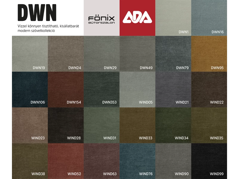 ADA 7926 kárpitos tervezhető kárpitos bútor