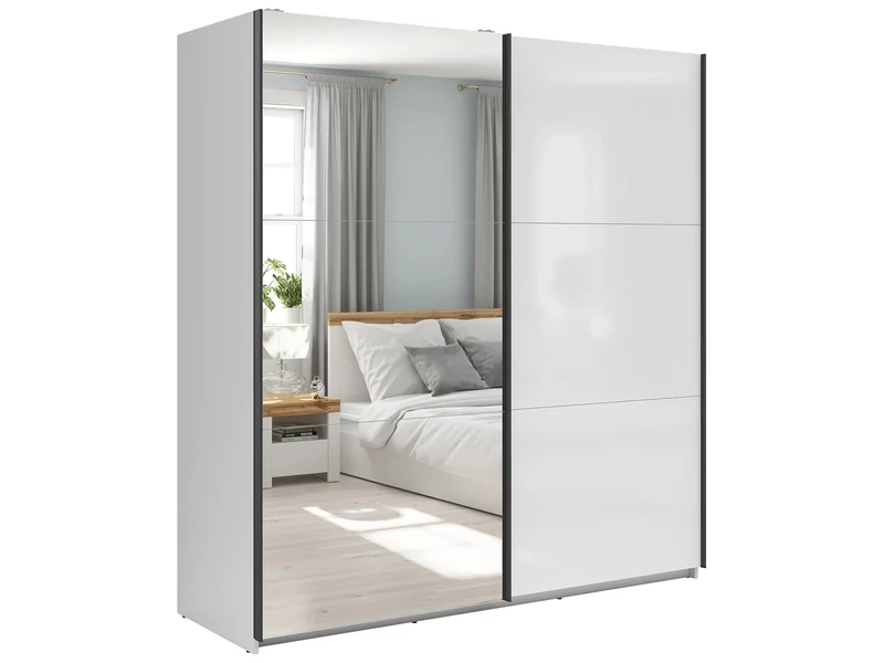 Tetrix tolóajtós gardróbszekrény 183 cm egytükrös - bemutatódarab